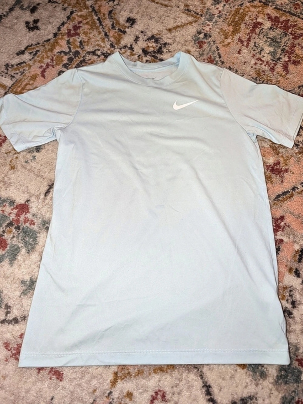 Nike Dri-FIT Youth XL Short Sleeve Tee Blue Casual Soft Logo Active